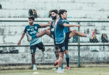 Chennaiyin coach Pasha confident of giving tough fight Chennaiyin FC players during a training session ahead of their ISL match against Jamshedpur FC. PIC CREDIT-CHENNAIYIN FC.