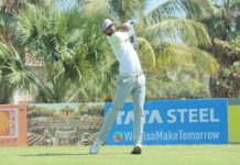 Gujarat Open Golf : Karandeep sizzling 64 gives him first round lead Karandeep Kochhar