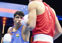 Strandja Boxing : Sumit upstages World Championships medallist Sumit (In Blue) File Photo (2)