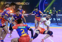 UP Yoddha To Face Gujarat Giants With Play-Off In Their Sights File photo : courtesy Pro Kabaddi League