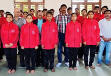 राजस्थान के लिए यूपी की दृष्टिबाधित व मूकबधिर जूडो टीम रवाना