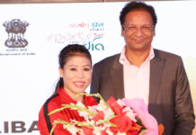 Mary Kom to focus on Commonwealth Games preparations Mary kom and BFI President Ajay Singh. (File Photo)
