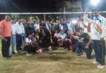 एडीआरएम (एडमिन) ने जीता वॉलीबाल टूर्नामेंट