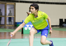 14-year-old Unnati makes it to Senior Indian Badminton team Unnati Hooda in action during the last day of BAI Selection trials at IG stadium, Delhi on Wednesday.