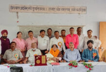रिटायरमेंट के बाद खेल एंव शारीरिक शिक्षा प्रवक्ता प्याली घोष का सम्मान