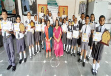 आनलाइन चित्रकला प्रतियोगिता के विजेता व प्रतिभागियों को किया गया सम्मानित
