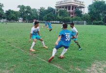 जिला फुटबॉल लीग में पुलिस ब्वायज की 2-0 से जीत
