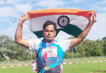जटाशंकर ने विश्व पुलिस गेम्स में 100 मी.दौड़ में जीता कांसा