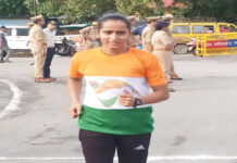 मनोरमा व अमन ने जीती आजादी के अमृत महोत्सव मैराथन