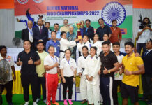 सीनियर राष्ट्रीय जूडो में मणिपुर ने जीती ओवरआल चैंपियनशिप