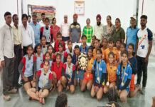 जिला विद्यालयी बालिका कबड्डी प्रतियोगिता में ये बने चैंपियन