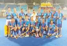 लखनऊ स्पोर्ट्स कॉलेज की टीम नेहरु सबजूनियर हॉकी टूर्नामेंट में उपविजेता