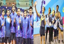 नेशनल गेम्स टेबल टेनिस : गुजरात पुरुष और पश्चिम बंगाल महिला वर्ग में चैंपियन