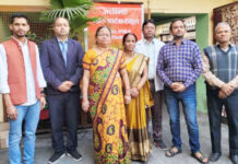 अरविन्दो स्कूल में लगा निःशुल्क स्वास्थ्य शिविर