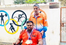 डा.आनन्देश्वर पाण्डेय ने पैरा आर्म रेसलिंग वर्ल्ड चैंपियनशिप के दोहरे स्वर्ण विजेता सूर्य प्रताप शर्मा को दी बधाई