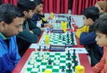 शैल बाला मेमोरियल शतरंज : राजेन्द्र व मेधांश सहित चार को संयुक्त बढ़त