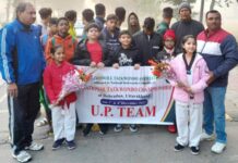 राष्ट्रीय ताइक्वाण्डो प्रतियोगिता के लिए उत्तर प्रदेश की भारी-भरकम टीम रवाना