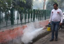 101 वार्डों में अखिलेश दास गुप्ता फाउंडेशन का फॉगिंग अभियान पूरा