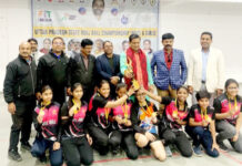 सीनियर स्टेट रोलबॉल चैंपियनशिप में लखनऊ की लड़कियों ने जीता खिताब