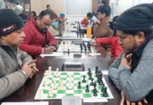 प्रथम वरीय आरिफ़ अली को दसवीं वरीय अनुभव सिंह ने बराबरी पर रोका