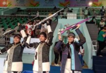 निशानेबाजी : 50 मीटर महिला एकल में आशी चौकसे और 10 मीटर पुरुष एकल में ह्रदय हज़ारिका को गोल्ड