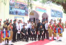 ब्रिगेडियर नीरज पुनेठा ने किया 64 यूपी वाहिनी एनसीसी का वार्षिक निरीक्षण
