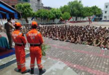 एनसीसी कैडेटों को आपदा प्रबंधन की जानकारी से अवगत करवाया