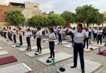 सेना के अनुभवी जेसीओ तथा जवानों की देख रेख में एनसीसी कैडेटों को मिल रहा प्रशिक्षण
