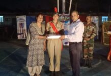 19 यूपी गर्ल्स बटालियन एनसीसी के वार्षिक प्रशिक्षण शिविर का समापन