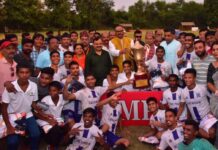 लखनऊ स्पोर्ट्स कॉलेज ने जीता शहीद मेजर दुर्गा मल फुटबॉल टूर्नामेंट का खिताब