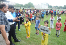 केडी सिंह बाबू स्टेडियम में खेल सप्ताह की शुरुआत, एथलेटिक्स में ज्ञान व आयषा अव्वल
