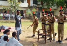 वीर क्रांतिकारी उधमसिंह पर लघु नाटिका का मंचन