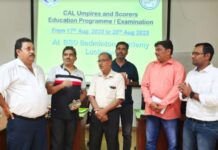 क्रिकेट एसोसिएशन लखनऊ की अंपायर एवं स्कोरर परीक्षा में 24 उत्तीर्ण