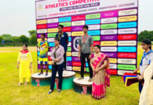यूनिटी कालेज के कायम अब्बास ने 100 मीटर दौड़ में जीता स्वर्ण