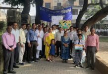 स्वच्छता पखवाड़ा कार्यक्रम के तहत बप्पा कॉलेज चारबाग ने निकली रैली