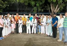 यश ताइक्वांडो अकादमी के पदक विजेता प्लेयर्स सम्मानित