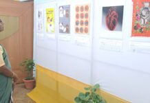 युवा अन्वेषकों ने की विज्ञान पर आधारित चित्रों “”साई आर्ट” की प्रदर्शनी