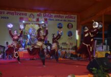 श्री गणेश महोत्सव में शानदार गीतों एवं भजनों की प्रस्तुति ने लोगों का मन मोहा