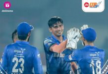 यूपी टी-20 : माधव कौशिक व ओवैस अहमद ने दिलाई मेरठ मावेरिक्स को जीत