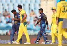 World Cup: काम न आई पथुम निसांका व कुसल परेरा की शतकीय साझेदारी
