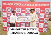 द क्रिएटर्स क्रिकेट क्लब की जीत में हिमांशु का शतक