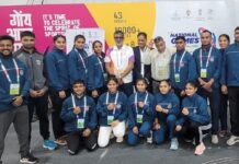 37वें राष्ट्रीय खेल : वुशु में उत्तर प्रदेश को 2 स्वर्ण, 7 रजत व 5 कांस्य समेत 14 पदक