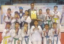 ऑक्सफोर्ड ताइक्वांडो अकादमी के खिलाड़ियों के नाम 6 स्वर्ण समेत 14 पदक
