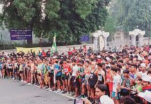 इंदिरा मैराथन : सेना के जसवंत बघेल सबसे तेज, जीती ट्रॉफी