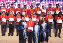 विशाल मार्च निकालकर चरित्र निर्माण की सीएमएस छात्रों ने जगायी अलख