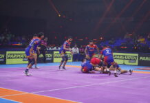 PKL 10 : घर में यूपी योद्धा की जीत से शुरुआत, बेंगलुरू बुल्स को 34-33 से हराया