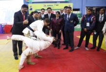 पहले दिन मध्य प्रदेश, गुजरात व और त्रिपुरा के जूडोकाओं को एक-एक स्वर्ण