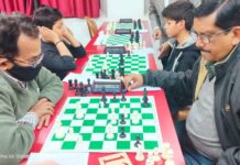 शैल बाला मेमोरियल शतरंज प्रतियोगिता : तीसरे राउंड में पांच खिलाड़ियों को संयुक्त बढ़त
