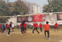 सरोजनीनगर इंटर स्कूल बॉयज वॉलीबॉल : पीबीएसएन इंटर कॉलेज और एसकेडी एकेडमी अंतिम आठ में