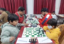 शैल बाला मेमोरियल शतरंज प्रतियोगिता : पवन, मेधांश एवं लक्ष्य को संयुक्त बढ़त